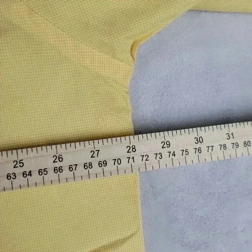 Polo Ralph Lauren Shirt Mens 2XLT Button Up Classic Fit Yellow Blue Pony